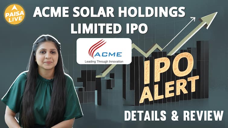 IPO ਚੇਤਾਵਨੀ! ACME Solar Holdings Limited IPO ਜਾਣੋ ਕੀਮਤ ਬੈਂਡ GMP ਅਤੇ ਪੂਰੀ ਸਮੀਖਿਆ | ਪੈਸਾ ਲਾਈਵ | IPO ਚੇਤਾਵਨੀ! ACME Solar Holdings Limited IPO ਜਾਣੋ ਕੀਮਤ ਬੈਂਡ GMP ਅਤੇ ਪੂਰੀ ਸਮੀਖਿਆ