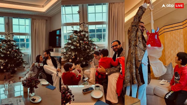 Kareena Christmas Celebration: ਤੈਮੂਰ ਨੂੰ ਕ੍ਰਿਸਮਸ ‘ਤੇ ਪਿਤਾ ਤੋਂ ਮਿਲਿਆ ਇਹ ਤੋਹਫਾ, ਮਾਂ ਕਰੀਨਾ ਨਾਲ ਕੀਤਾ ਮਸਤੀ